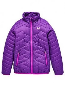 Image of Urban Armor Gear Older Girls Coldgear Reactor Padded Jacket Purple Size 11 12 Years Women
