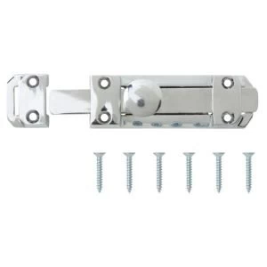 Image of BQ Chrome plated Brass Flat bolt L96mm