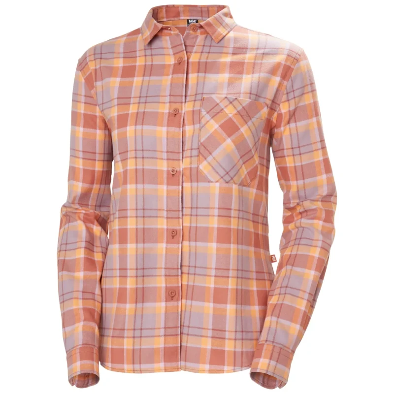 Image of Womens long sleeve shirt Helly Hansen Lokka Flannel Marron Female M