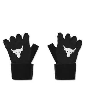 Image of Under Armour Project Rock Training Gloves Mens - Black