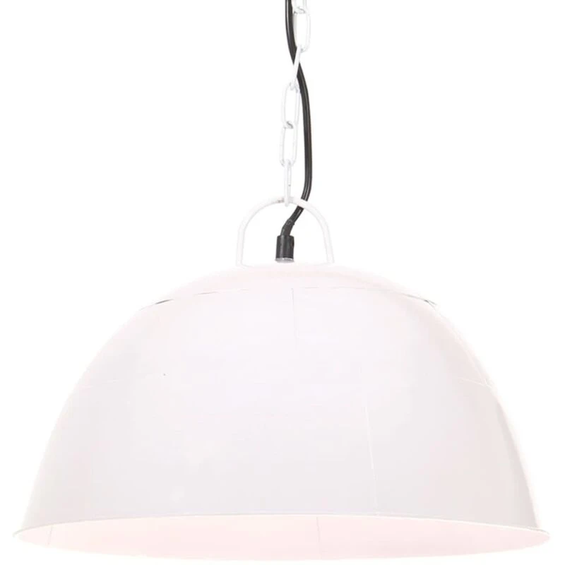 Image of VIDAXL Industrial Vintage Hanging Lamp 25 w White Round 41cm E27 Vidaxl 8720286024287