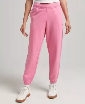 Image of Superdry Womens Essential Boyfriend Joggers Pink / Marne Pink - Size: 14