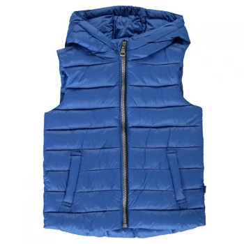 Image of Benetton Hooded Gilet - Blue 26F