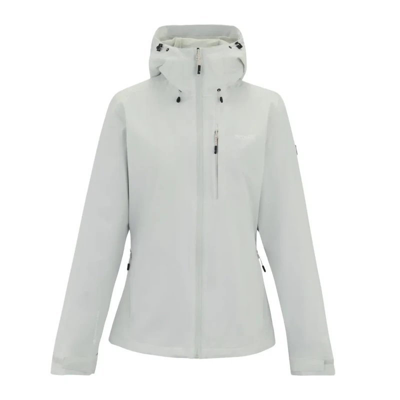 Image of Womens waterproof jacket Regatta Oklarna Gris Female 38