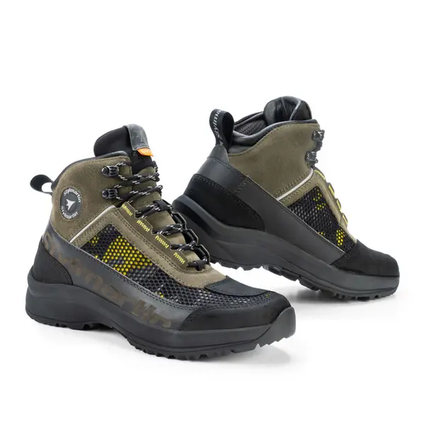 Image of Stylmartin Vertigo Air Motorcycle Shoes Mud Camo 42