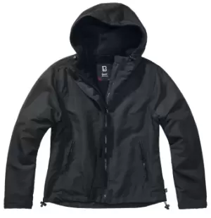 Image of Brandit Ladies Windbreaker Front Zip Windbreaker black