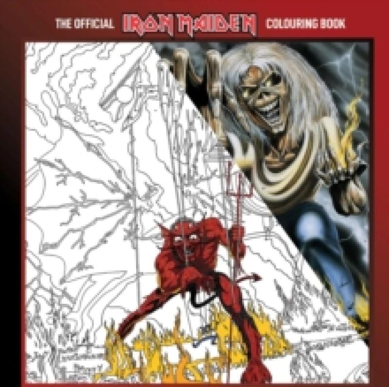 Image of The Official Iron Maiden Colouring Book Paperback / softback