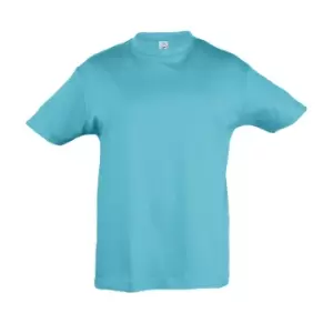 Image of SOLS Kids Regent Short Sleeve T-Shirt (2yrs) (Blue Atoll)