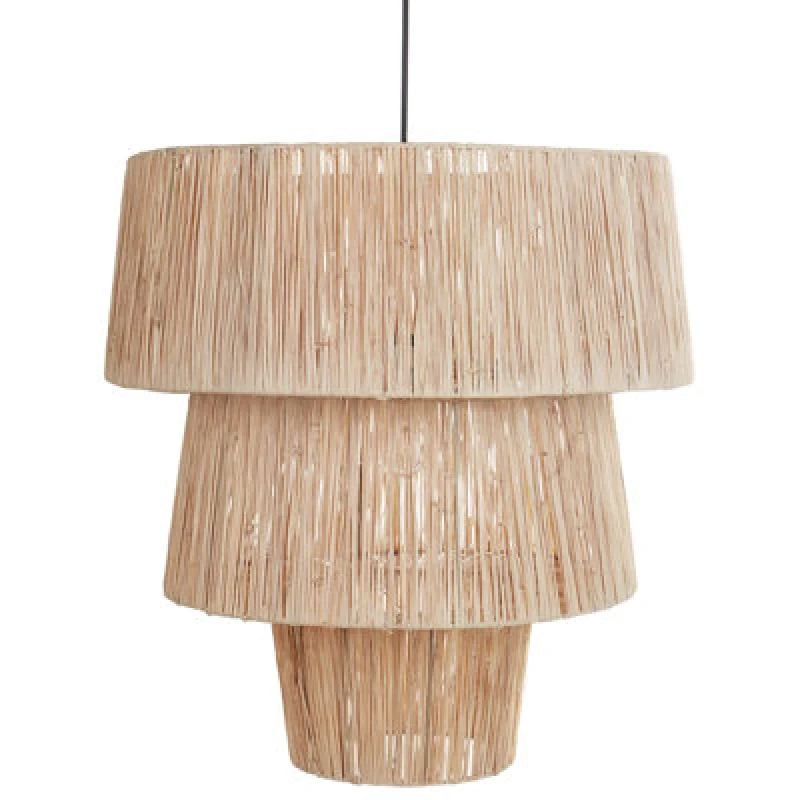 Image of Beliani Pendant Lamp Premat Wicker Natural