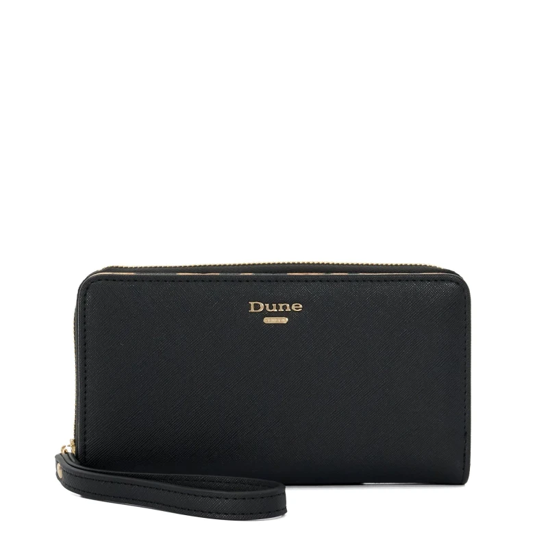 Image of Dune London Womens Krissis Zip Around Purse Black female One Size