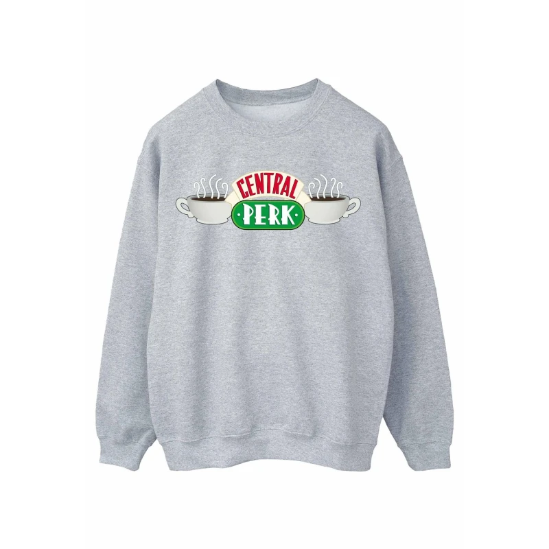 Image of Friends Central Perk Sweatshirt Grey female