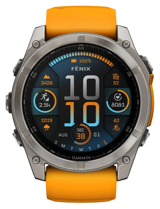 Image of Garmin Fenix 8 3.56cm (1.4") AMOLED 51mm Digital 454 x 454 pixe
