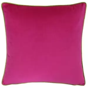 Image of Riva Home Meridian Cushion Cover (55 x 55cm) (Hot Pink/Lime) - Hot Pink/Lime