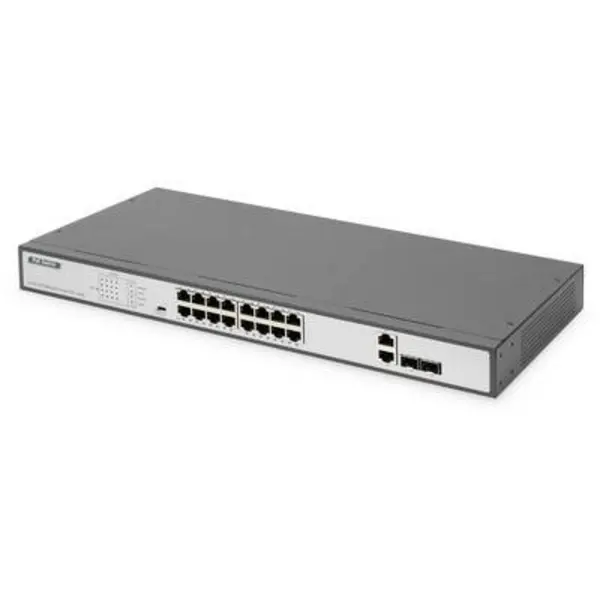 Image of Digitus Digitus DN-95342-1 Network switch 16 + 2 ports 10 / 100 MBit/s PoE DN-95342-1