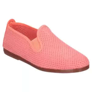 Image of Flossy Womens/Ladies Pulga Slip On Shoe (5.5 UK) (Coral)