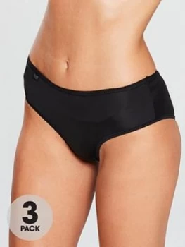 Image of Sloggi Black 24/7 Microfiber Hipster - Black, Size 14, Women