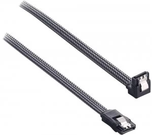 Image of ModMesh 30cm Right Angle SATA 3 Cable - Carbon Grey