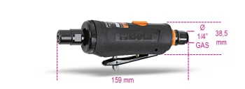 Image of Beta Tools 1933 Air Die Grinder 25000rpm Chuck Ø 3/6mm 6.2bar 200W 019330001