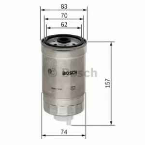 Image of Bosch 1457434194 Fuel Filter N4194