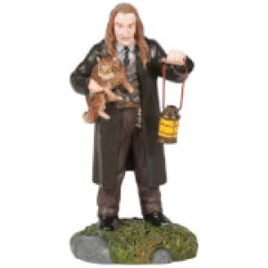 Image of Harry Potter Village Filch and Mrs. Norris 8cm