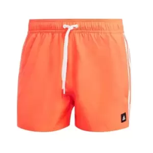 Image of adidas 3-Stripes CLX Swim Shorts Mens - Orange