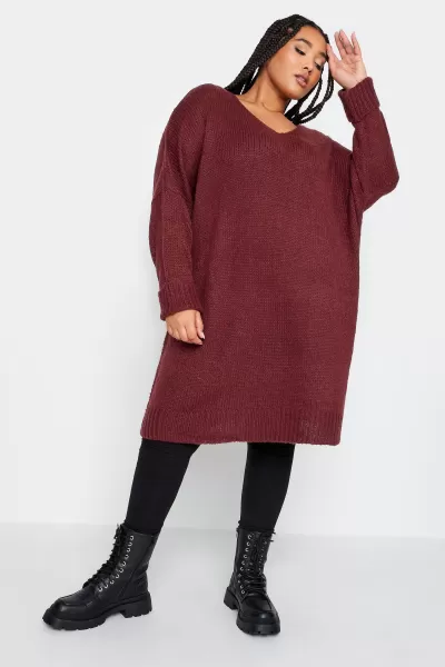 Image of Knitted Midi Jumper Dress