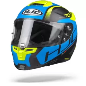 Image of HJC RPHA 70 Vias MC2SF Grey Blue Fluo Yellow M