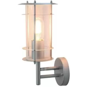 Image of Elstead - 1 Light Outdoor Wall Lantern Light Silver IP44, E27