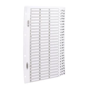 Image of Concord A4 Classic Index 1 75 Mylar Reinforced Punched 4 Holes 150gsm White
