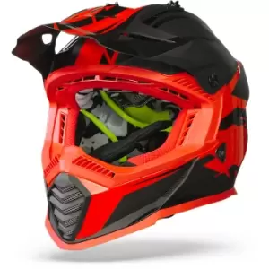 Image of LS2 MX437 Fast Evo Roar Matt Black Red XL