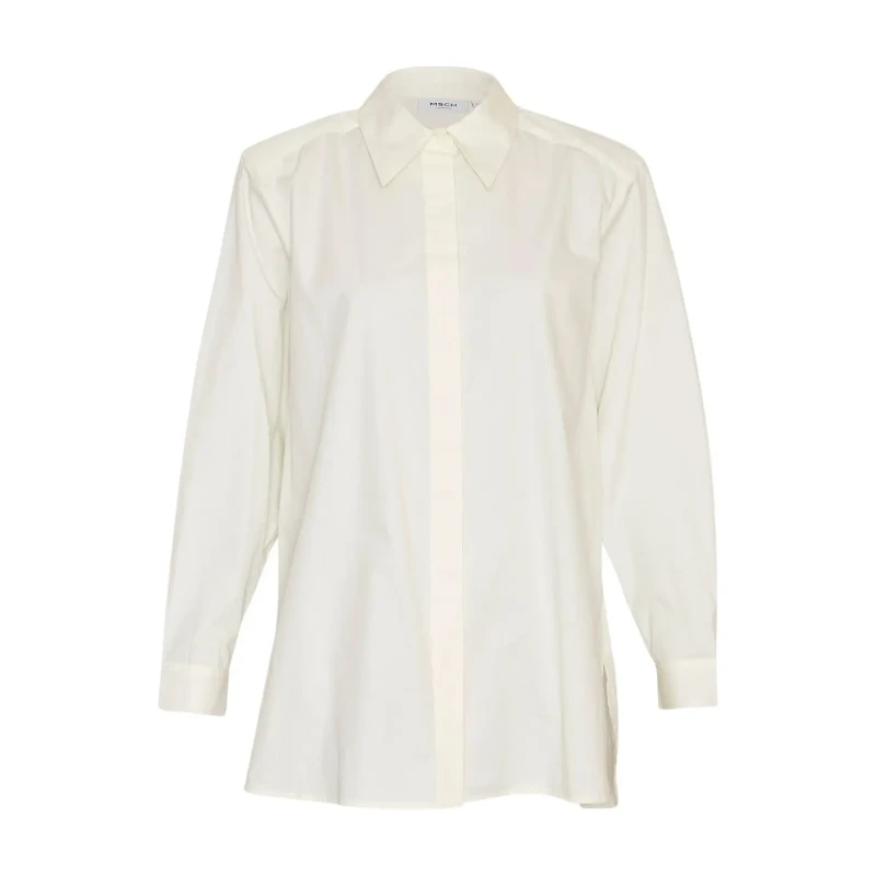 Image of moss copenhagen Woman's shirt Moss Copenhagen Fiori Petronia Beige Female M