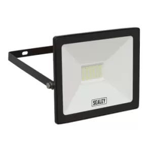 Image of Sealey Extra-Slim Floodlight with Wall Bracket 20W SMD LED
