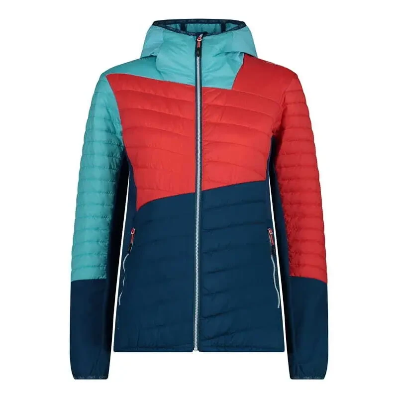 Image of Womens hybrid hooded jacket CMP Multicolore Female M