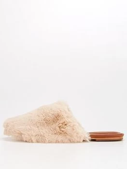 Image of Ralph Lauren Sofiah Flat Mule - Natural, Size It/Eu 39 = UK 6, Women