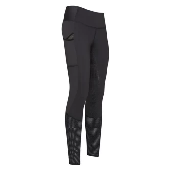 Image of Eurostar Riding Tights Breez Fashion Fullgrip Ladies - Black/Gold