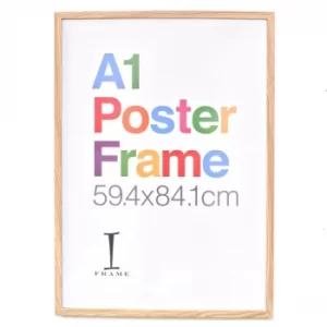 Image of iFrame Wood Finish Poster Frame A1