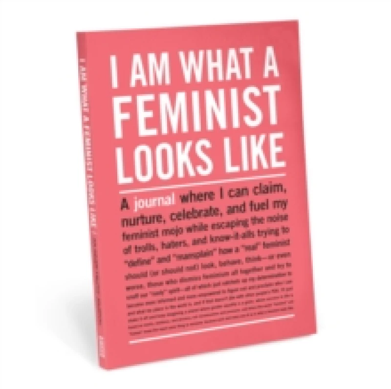 Image of Knock Knock I Am What A Feminist Looks Like Inner-Truth Journal Diary or journal