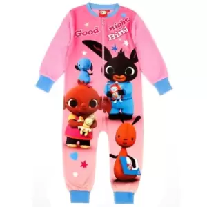 Image of Bing Bunny Girls Good Night Bing Bodysuit (18-24 Months) (Pink)
