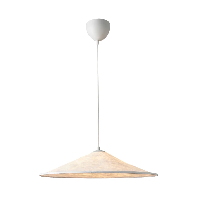 Image of Nordlux Modern Indoor Pendant Light White Tyvek E14 Crinkled Fabric - Mains Powered, IP20 White Unisex