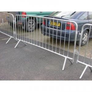 Image of Slingsby VFM Silver Crowd Control Barrier 1120x2470mm 329358