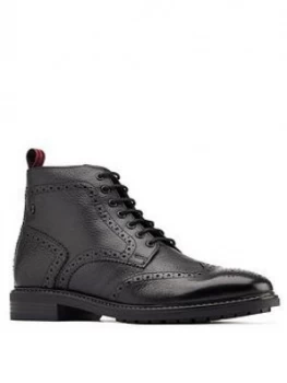 Image of Base Base London Berkley Conrad Leather Brogue Boots
