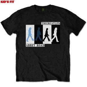 Image of The Beatles - Abbey Road Colours Crossing Kids 3 - 4 Years T-Shirt - Black