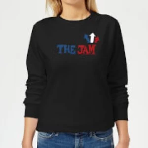 Image of The Jam Text Logo Womens Sweatshirt - Black