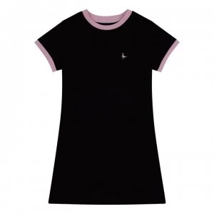 Image of Jack Wills Ringer Mr Wills T-Shirt Dress - Black