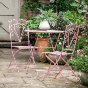 Image of Gallery Direct Mitchum 2 Seater Bistro Set Coral