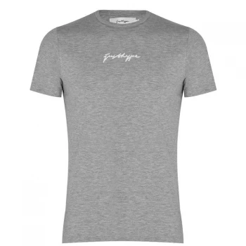 Image of Hype Scribble Logo Womens T-Shirt - Grey