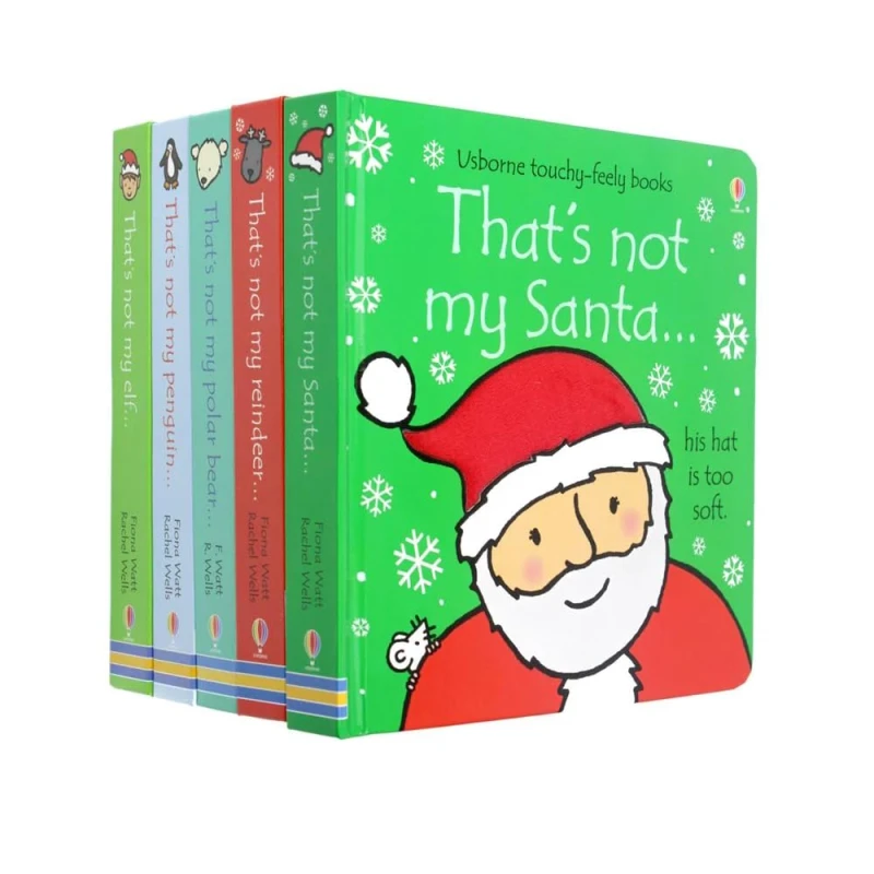 Image of Usborne Thats Not My Christmas Collection 5 Book Set By Fiona Watt Touchy Feely Board Books Fiona Watt & Rachel Wells Books