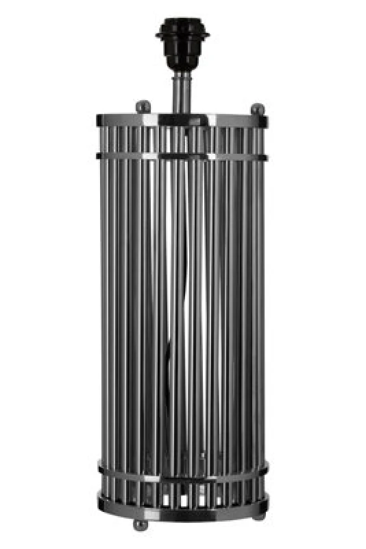 Image of Orsina Silver Finish Cylindrical Table Lamp