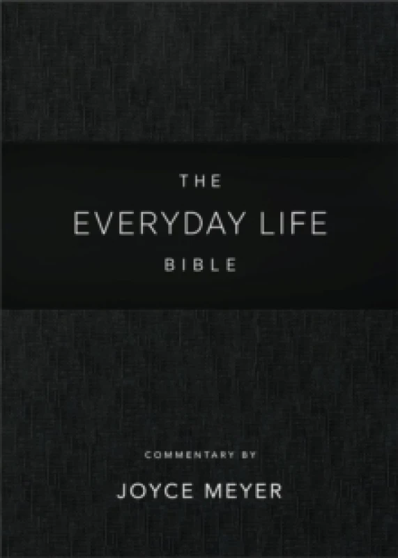 Image of Everyday Life Bible: Black LeatherLuxe : The Power of God's Word for Everyday Living Hardback