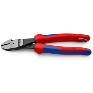 Image of Knipex Angled 200mm High Leverage Diagonal Cutter with Tether Point - N/A